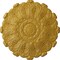 Ekena Millwork Durham Ceiling Medallion (Fits Canopies up to 4 1/4"), Hand-Painted Iridescent Gold, 31"OD x 1 1/2"P CM31DUIGS - alternate 1